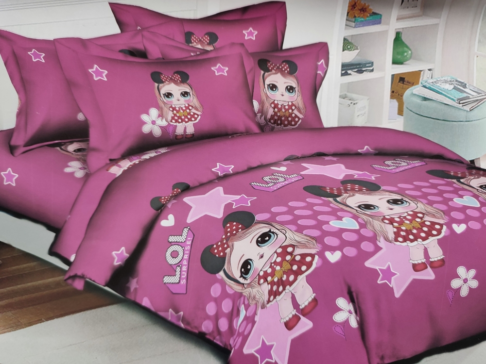Постільна білизна Лялечки ЛОЛ, бязь (Підлітковий)