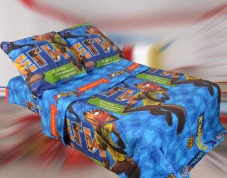 Постільна білизна Звірополіс, бязь (Підл. на рез.)