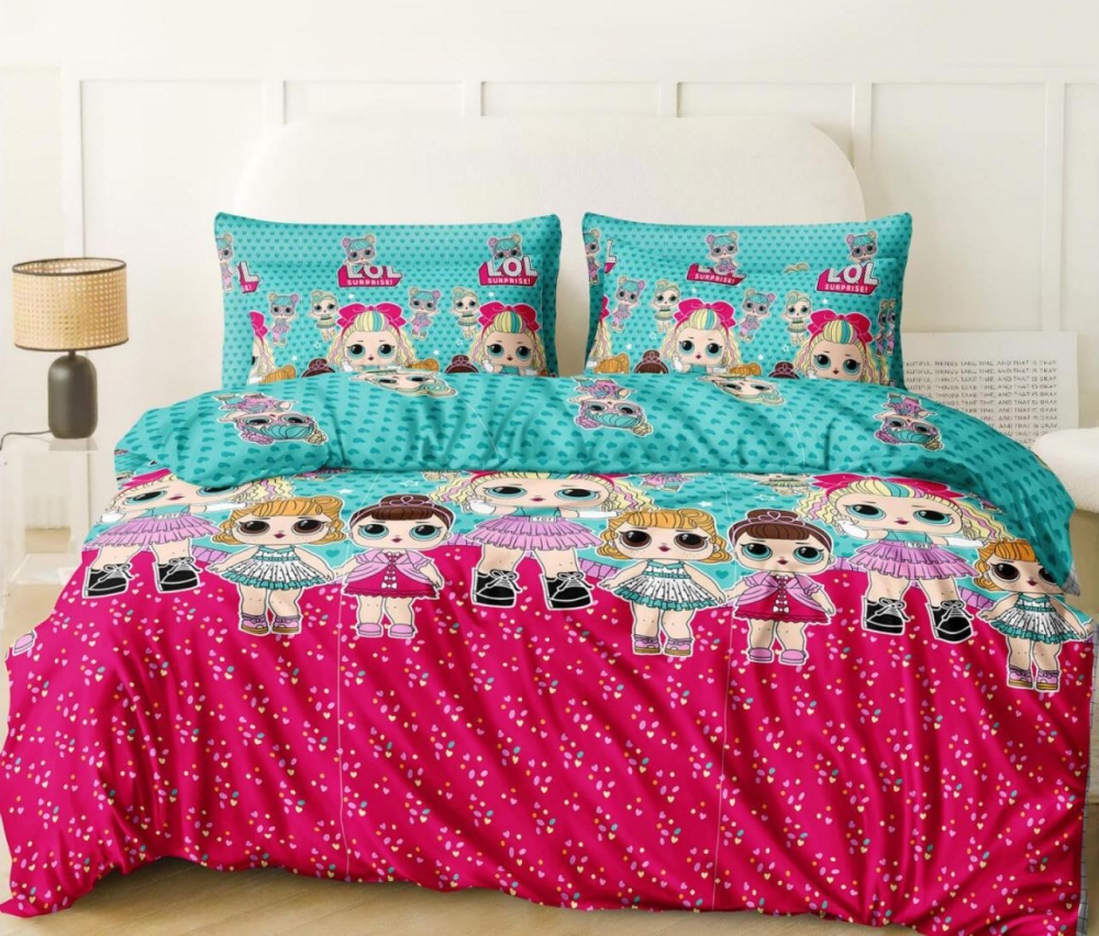 Постільна білизна ЛОЛ New, бязь (Сімейний)