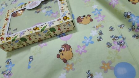 Постільна білизна Вінні салатов., бязь (Підл. на рез.)