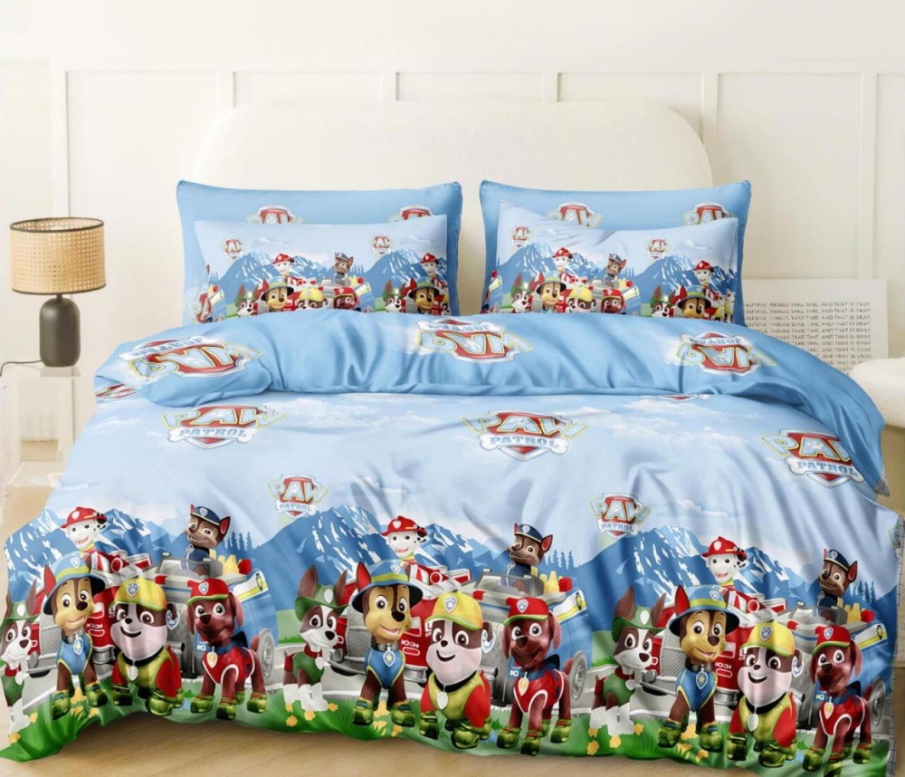 Постільна білизна Патруль New, бязь (Євро)